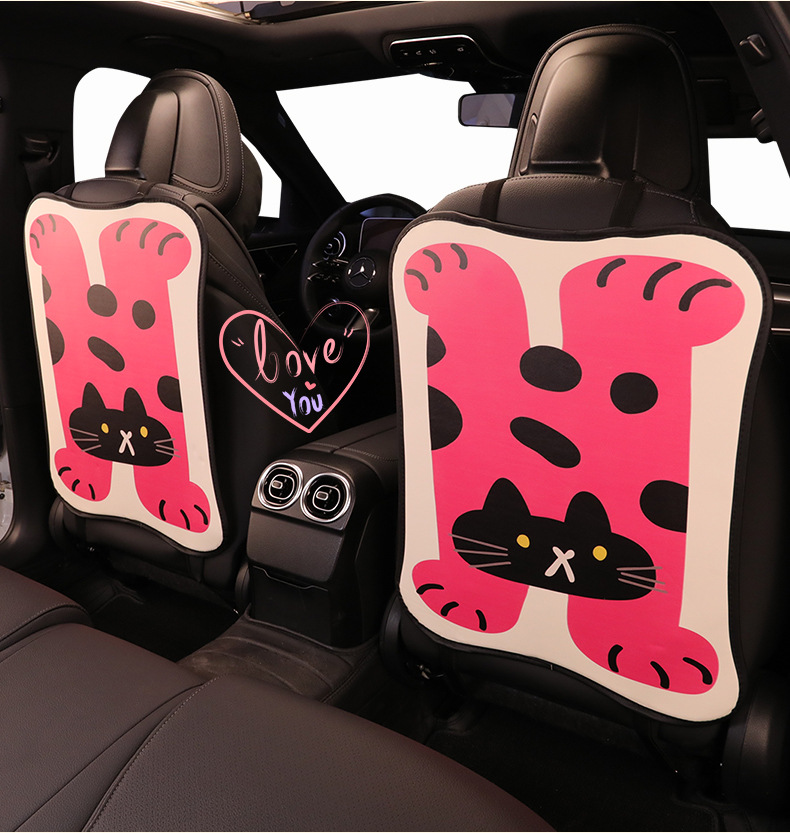 Green Crocodile Seat Back Anti-Kick Pad Children's Rear Seat Protection Pad Anti-Dirty Pad for Car Interior Rear Wear Protection