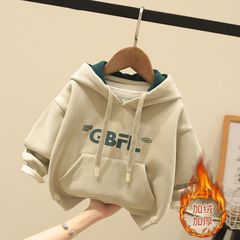 子供服とベルベットのカーディガンは、子供と秋冬の一体のベルベットのシャツの赤ちゃんの韓国版の格好いい上着の子供服が湿っている