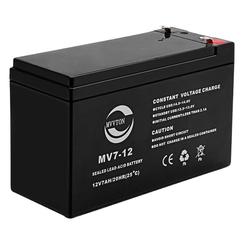 Batería de plomo-ácido, batería para altavoz de alarma de seguridad, batería de 12V7AH, fuente de alimentación de respaldo recargable y duradera