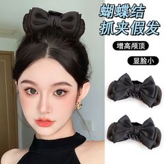 蝴蝶結抓夾大號在逃公主鯊魚夾後腦勺赫本風高級感網紅頭飾發包