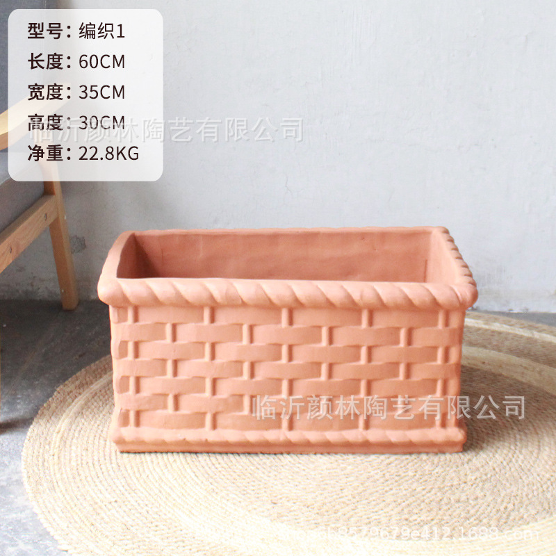 Caja de flores rectangular, canal de flores, gran maceta de flores, gran maceta de barra larga, gran maceta de barra, gran maceta de esquina, maceta rectangular, maceta de pared cercada