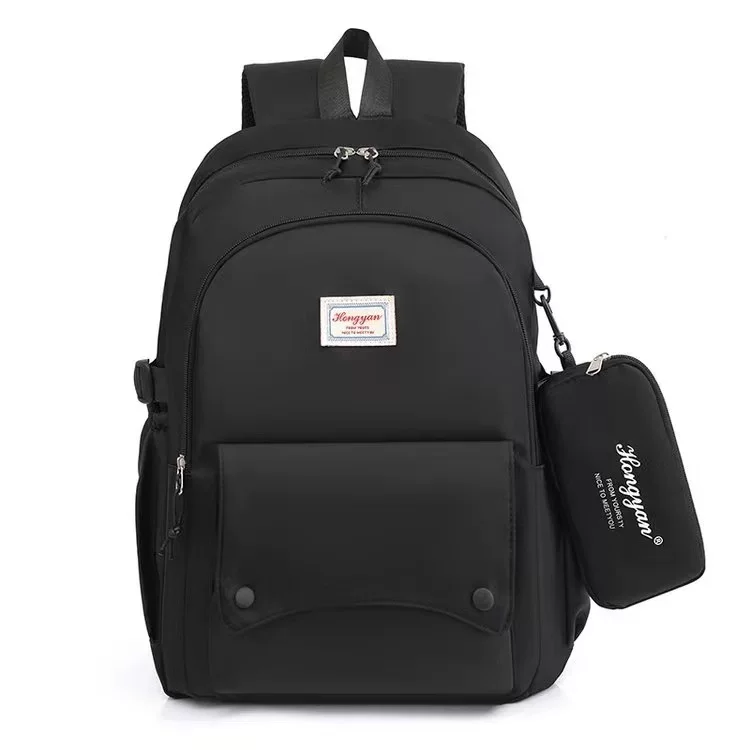 School bag, capacious backpack for leisure, oxford cloth, simple and elegant design