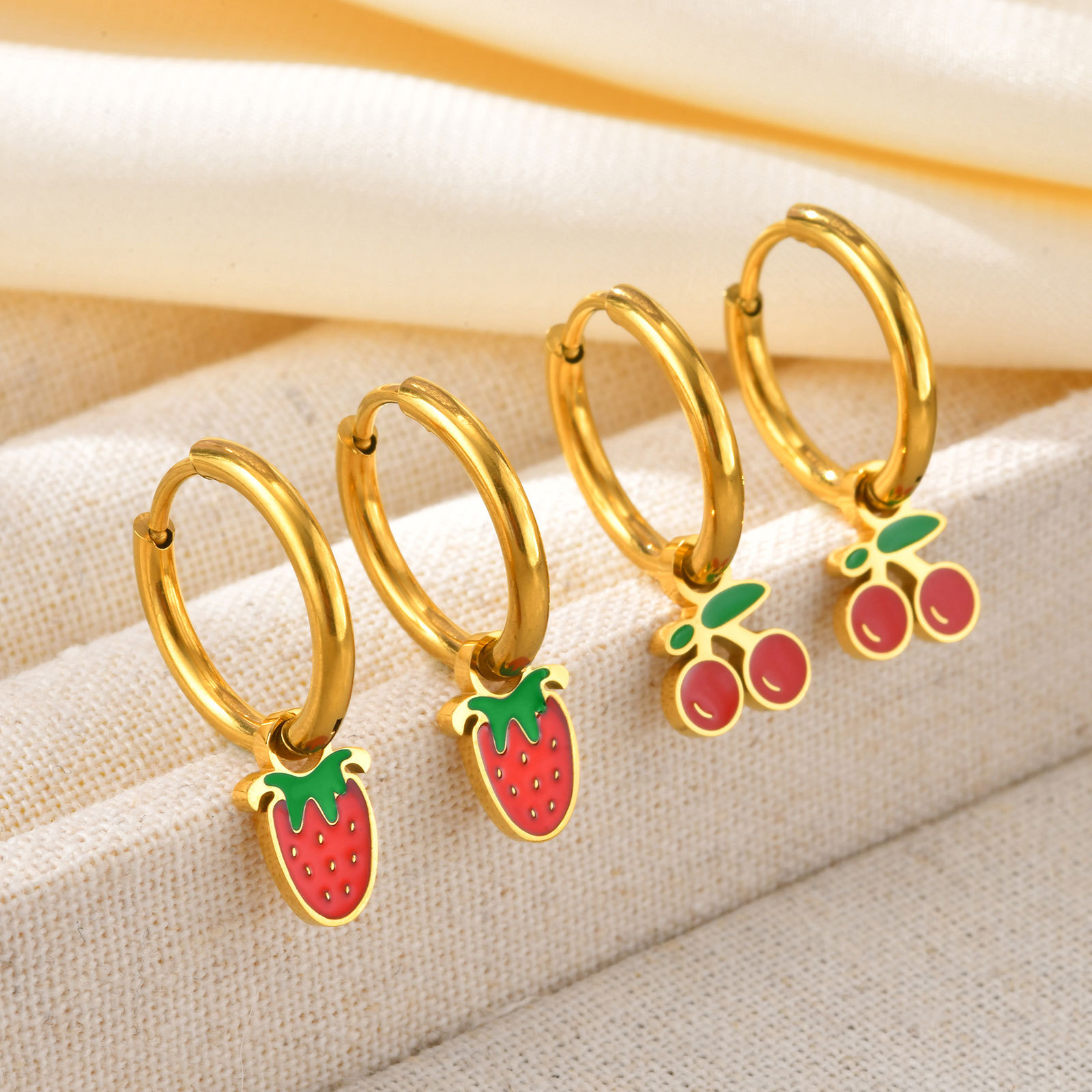 Cute brand accessory stainless steel