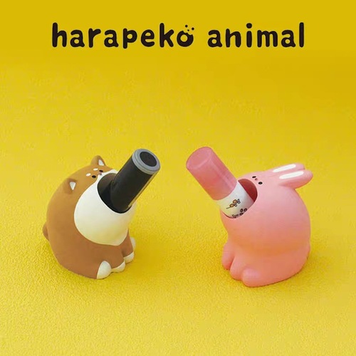 Dining Man Japanese-style miscellaneous creative cute Shiba Inu pink rabbit pen holder paper clip organizer office stationery resin ornament