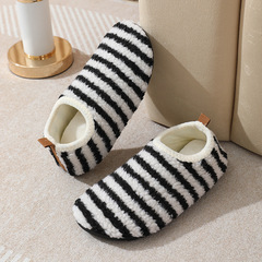 Winter and Autumn Men and Women Fleece Lined Non-Slip Floor Socks for Adults and Children Indoor Home Slippers Toddler Early Education Socks