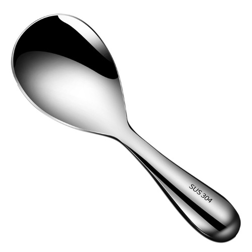 304 stainless steel spoon for serving meals in canteen, public spoon for serving meals, serving spoon for serving dishes, household thickened rice spoon, wholesale