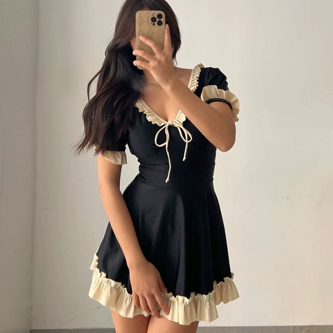 Консервативный женский купальник 2024 Новый Micro MM Сигн Belly покрытие живота горячий источник отпуск купальник стиль - Amazon Amazon