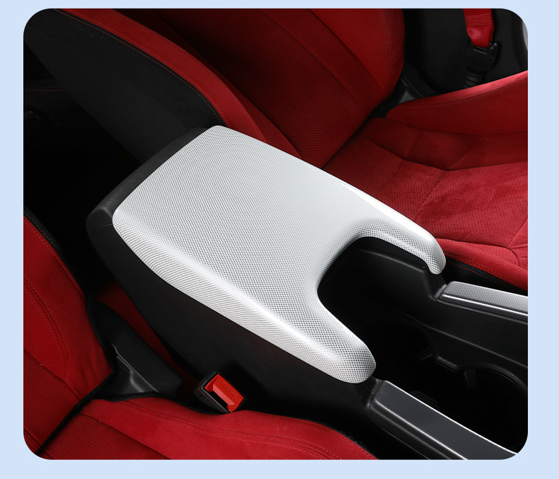 New Hand Guard for Eleventh Generation Civic Armrest Box Panel Carbon Fiber Central Decoration Central Control Gear Interior Modification