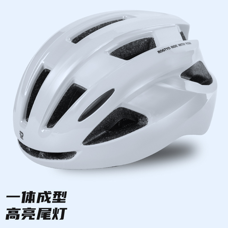 Casco de bicicleta para hombres, bicicleta de montaña, equilibrio de carretera, lámpara trasera, sombrero de casco para mujeres, equipo de bicicleta