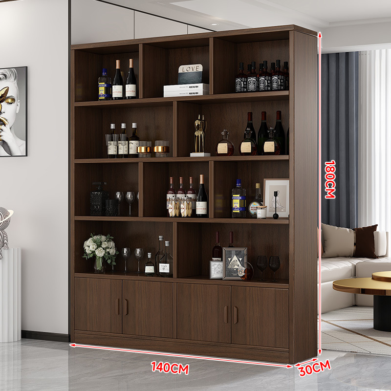 Gabinete de archivos de oficina Gabinete de archivos de madera Gabinete de archivos de madera simple y moderno con puertas Gabinete de almacenamiento multicapa