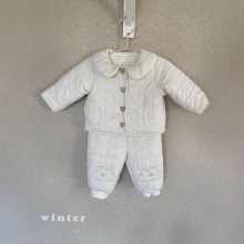 婴童棉服套装2025冬季新款女童冬加棉加厚外套冬装休闲百搭两件套