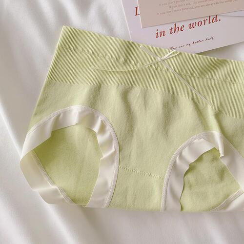 Sweet Orange Mousse ~ Soft and sweet women's underwear, pure cotton crotch thin, breathable, soft and highly elastic women's briefs