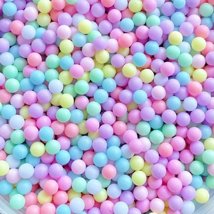 DIY Beads Without Holes, Frosted Style, Glue Drop, DIY Phone Case Decoration Materials, Handmade Parent-Child Interactive Colorful Beads