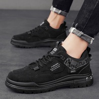 Spring 2024 New Martin Shoes Men's Work Shoes Youth Outdoor Low Top Men's Shoes Leisure Sports Trendy Shoes Men's Style