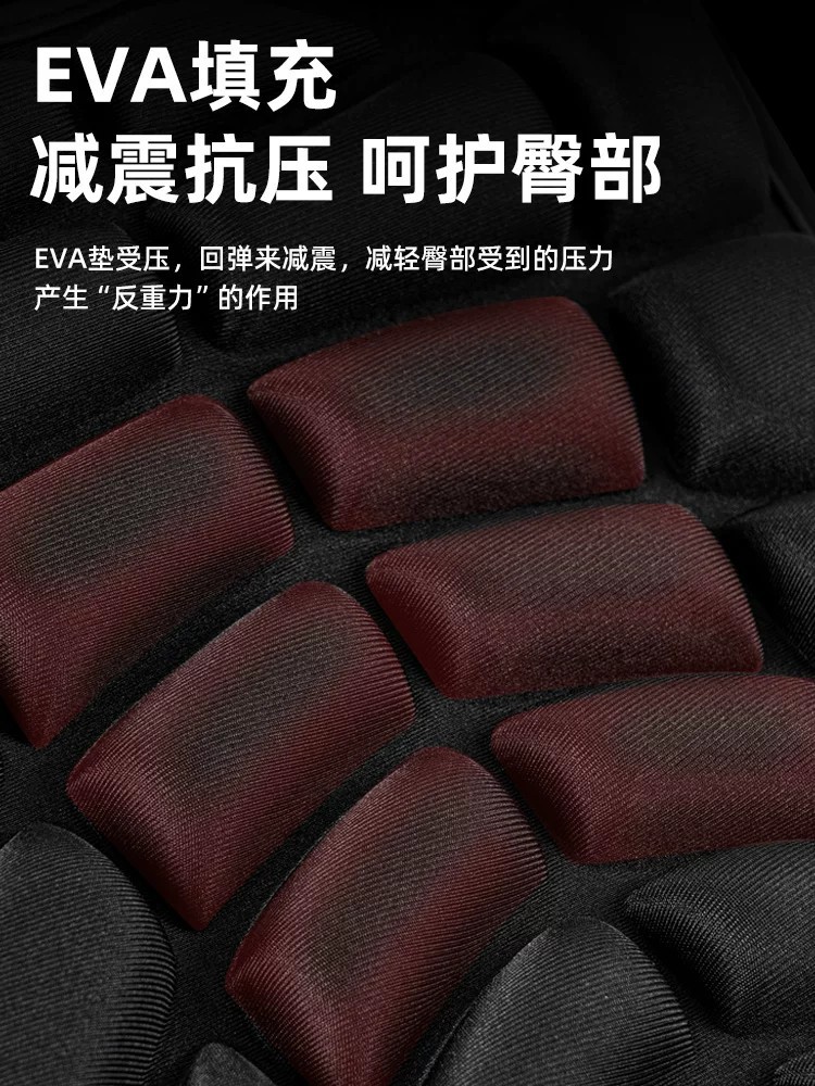 Motorcycle seat cushion with shock absorption, sun protection, and heat insulation for delivery and electric vehicles, soft and thickened, universal for scooters