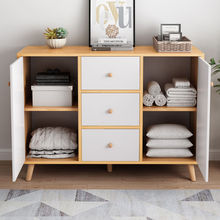实木五斗柜简约现代斗橱腿北欧风卧室收纳小柜子客厅靠墙抽屉储物