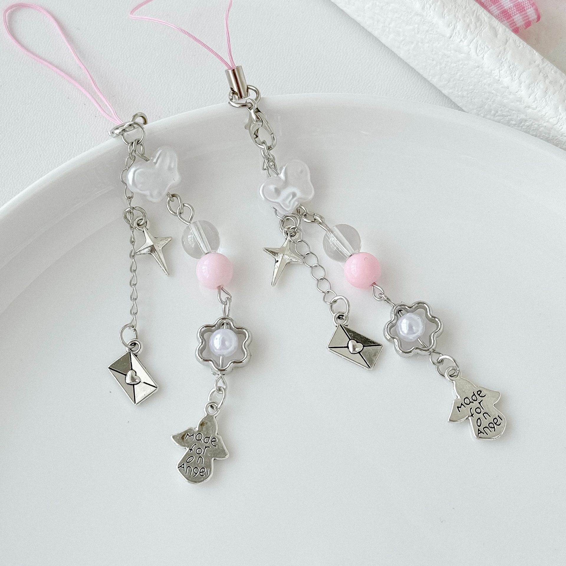 Angel Envelope Mobile Phone Chain Goo Ben Card Book Pendant Joker Bag Hanging U Disk Anti-Lost Pendant Key Hanging Chain