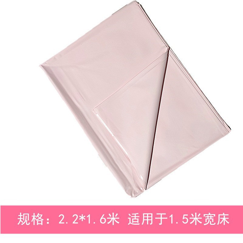 Waterproof PVC Position Bed Sheet Mat, Reusable Adult Play Surface, Pink 220x130cm — detail image 5