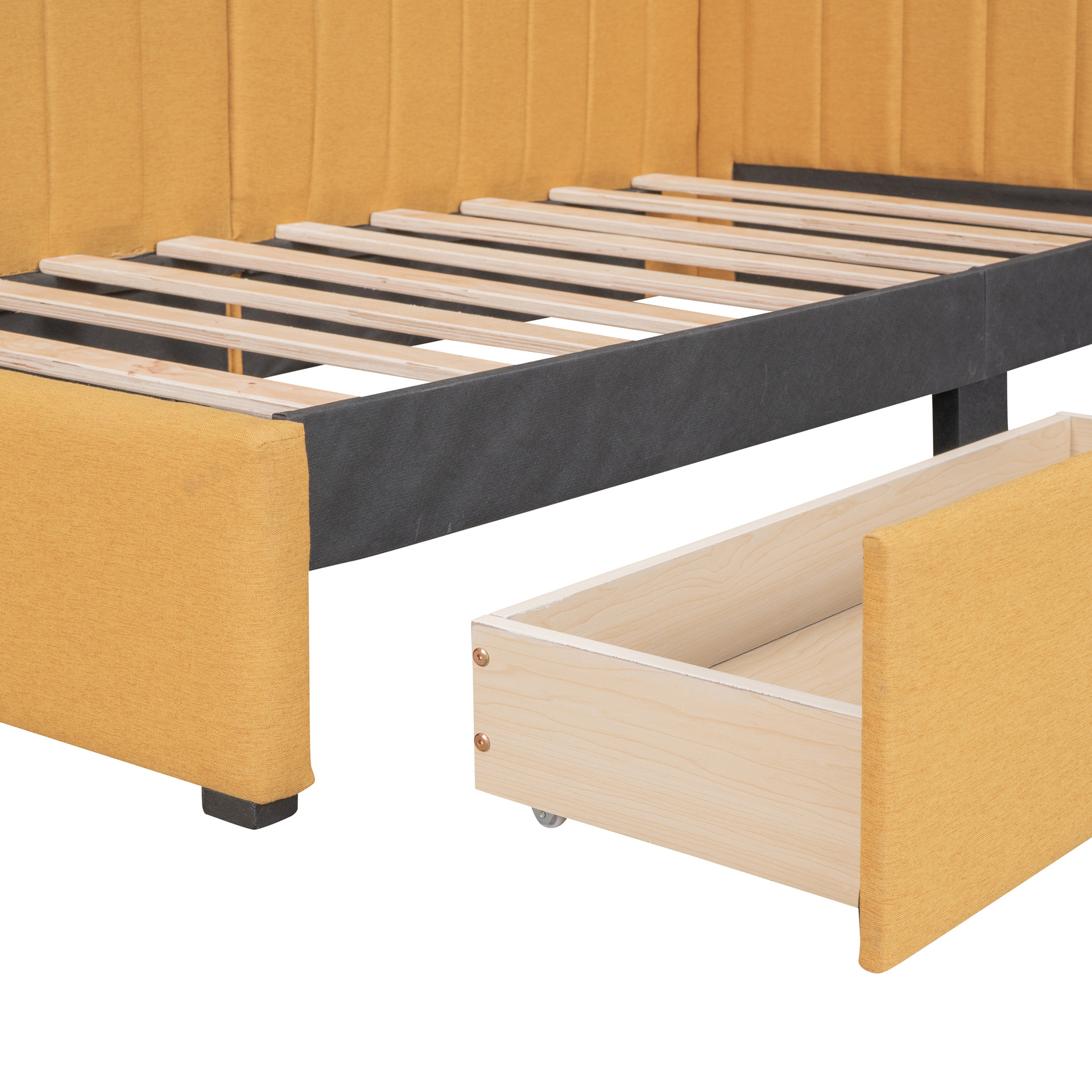 Camas de tela modernas y simples, lujosas nórdicas, camas dobles de dormitorio principal, paquetes blandos pequeños, red