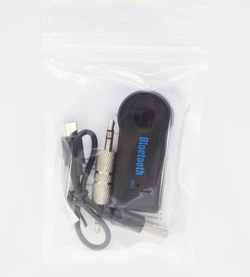 Aux Car Bluetooth Receiver 3.5mm Wireless 5.0 Bluetooth Adapter USB Bluetooth Audio Receiver Converter (Bluetooth Hands-free dəstləri) - bt350-pearl-bag