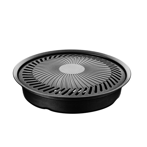 Iwatani zk-05 Korean barbecue plate outdoor outdoor cassette stove barbecue plate round portable non-stick teppanyaki plate