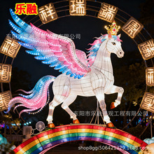 2026马年大型花灯马造型灯笼春节元宵灯会户外广场景区自贡彩灯