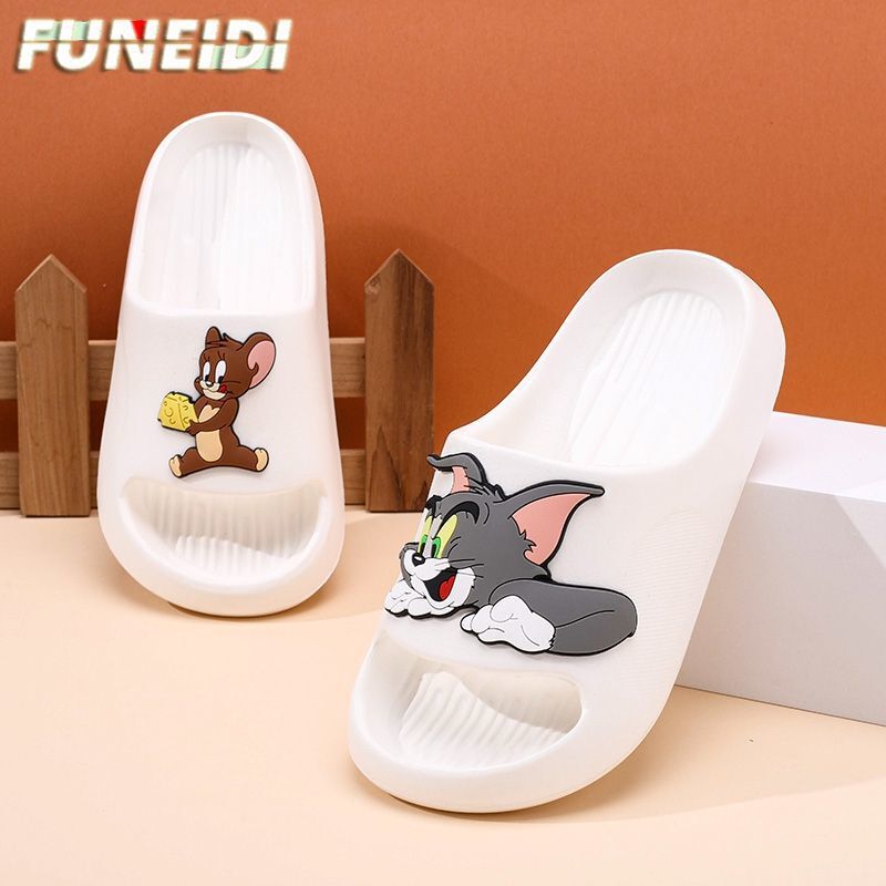Children's Slippers, Boys' Slippers, Boys' Middle and Large Children's Baby Home Indoor Non-Slip Slippers for Summer