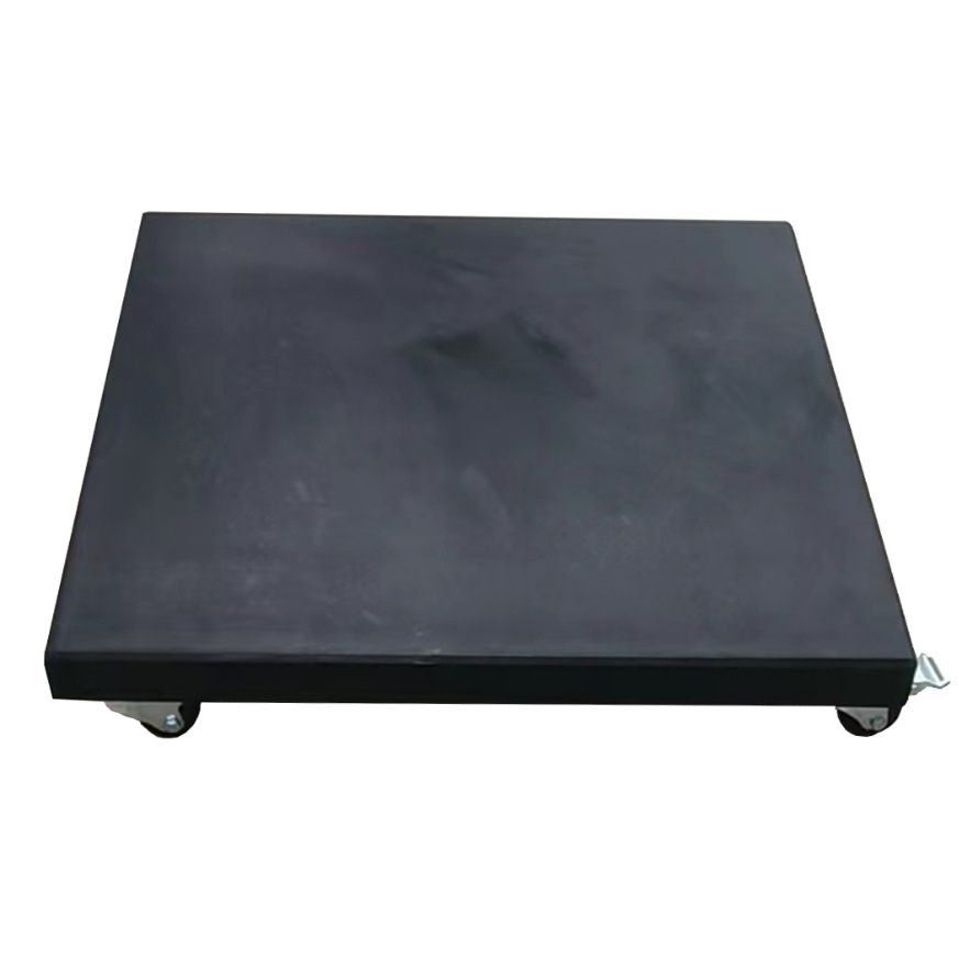Polia de mármol cuadrada negra - 120KG