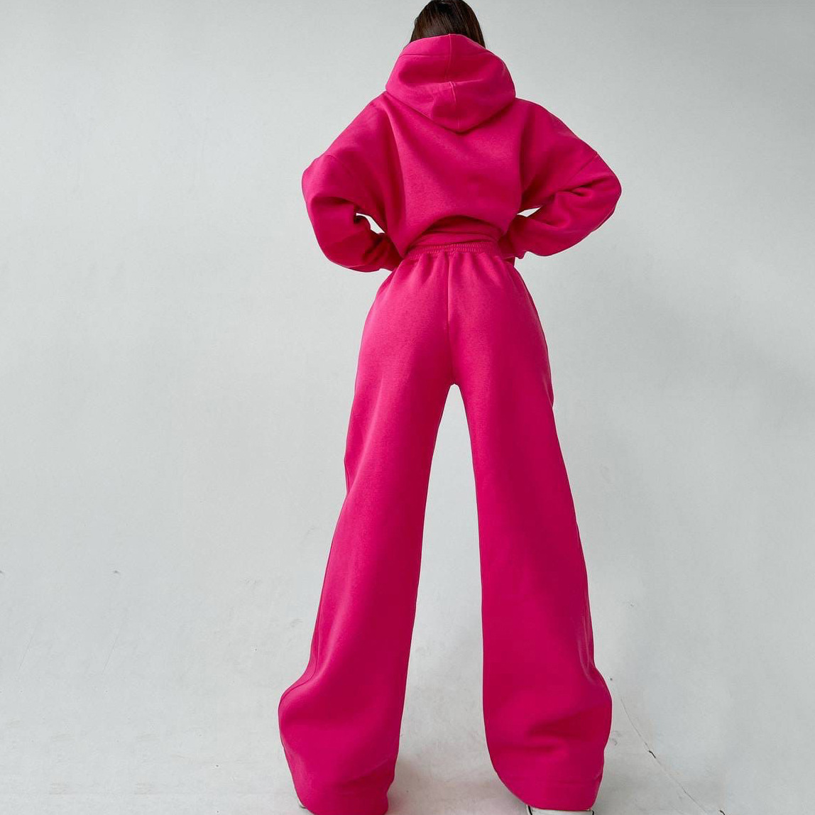 2024 Bestseller European And American Foreign Trade Women's Clothing Autumn/Winter New Hooded Pocket_ecoleips.com