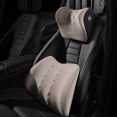 Cross-border trade car headrest neck pillow waist support car seat memory cotton car seat back waist support universal for all seasons 