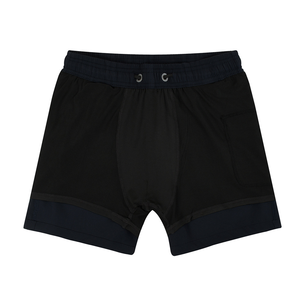 Double layered Swimming Beach Loose Sports Quick Drying Fitness Men's Short Pants_voghion.com