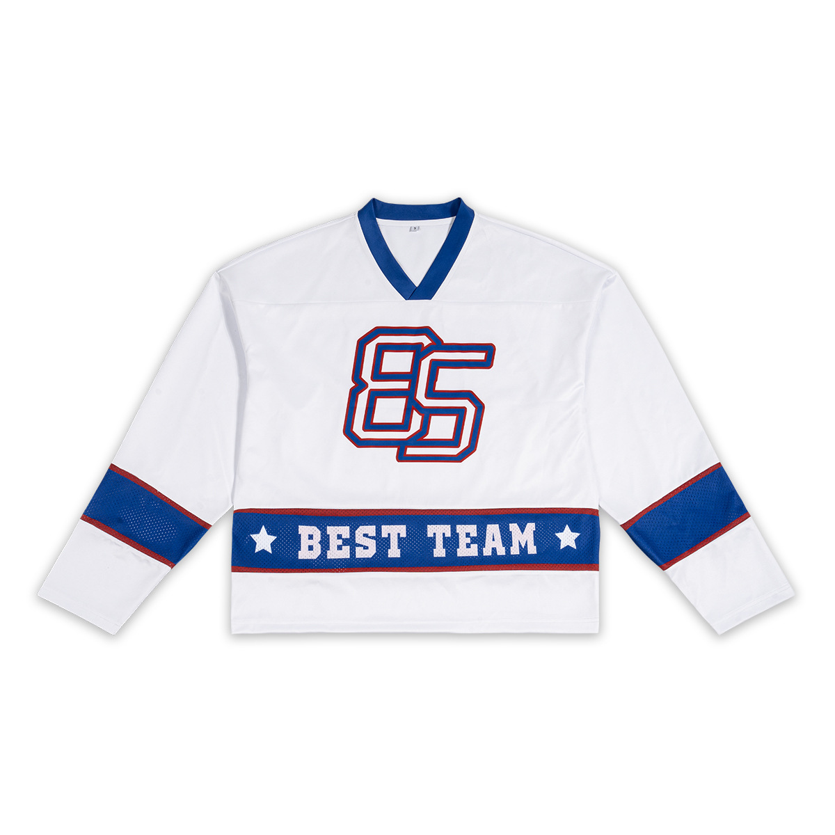 ETAI Hombre| Camiseta de hockey cuadrada de alta calidad, camiseta de manga larga, camiseta de moda de cuello en V, camiseta de hombre