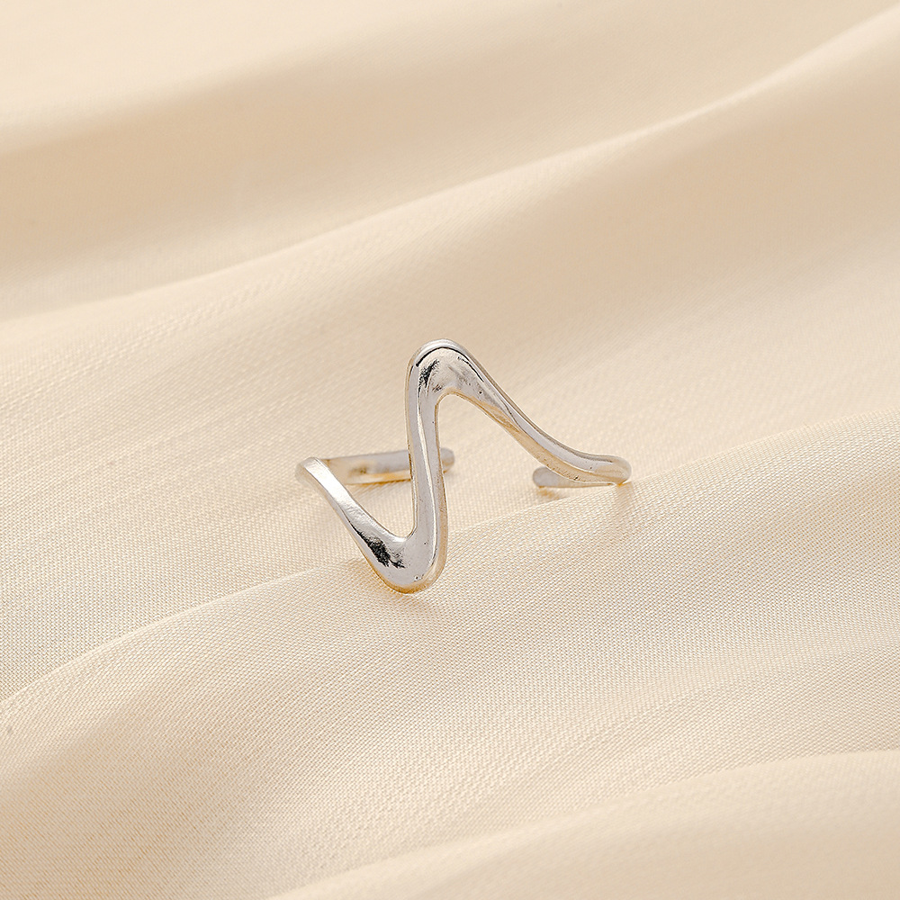 6g Weight Open Ring Classification Adjustable Ring Size 1 Piece Quantity Daily Occasion Stainless Steel Material Star, Heart Shape Pattern Women'S Gender Plating Design Simple Style Style Simple Style Star Heart Shape Stainless Steel Plating Open Ring 1 Piece 70