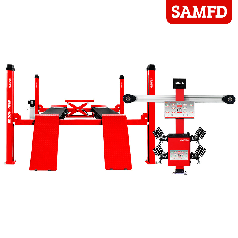 Localizador de cuatro ruedas de automóvil 3D, tijeras grandes de Jizo, elevador de cuatro columnas, taller de neumáticos, taller de reparación de automóviles, herramienta de posicionamiento de cuatro ruedas
