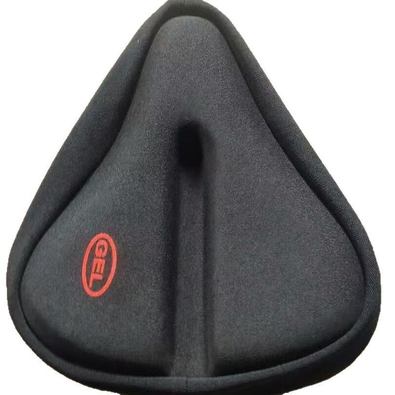 Factory wholesale enlarged widened bicycle silicone cushion cover thickened mountain electric vehicle seat cover bicycle saddle cover