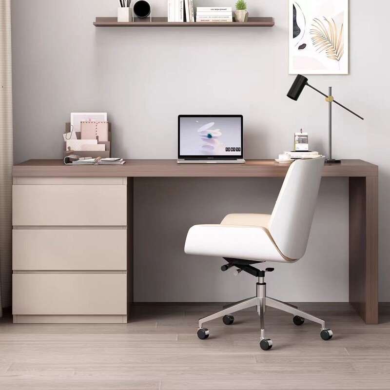 Solid Wood Desk and Drawer Cabinet Combination with Drawer, Makeup Table, Home Study Table, Bedroom Office Desk, Computer Desk Solid Wood Desk and Drawer Cabinet Combination with Drawer, Makeup Table, Home Study Table, Bedroom Office Desk, Computer Desk