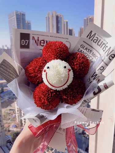 Valentine's Day English Gift Wrap Vintage Newspaper English Newspaper Flowers Gift Wrap Bouquet Gift Wrap Flower Shop Wholesale