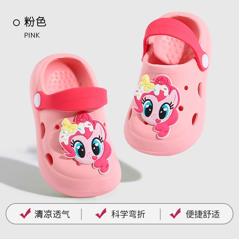 Маленькая пони Поздравительная Cute детская трансформер, обувь, летняя пляжная обувь, сандалии, тапочки, Царь-го