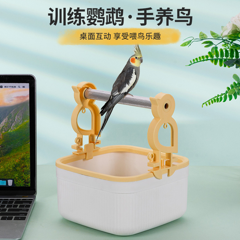 鹦鹉站杆鸟玩具用品鸟笼配件鹦鹉磨牙棒鸟磨爪棒站架磨砂站杆站台|undefined
