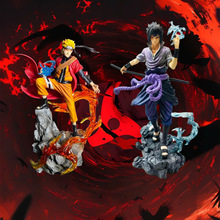 火影系列爆款小号十年鸣人佐助高配版动漫GK手办模型雕像潮玩摆件