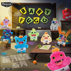 本物のフグラー歯のモンスター醜くて面白いベビー V3 シリーズぬいぐるみ人形装飾品