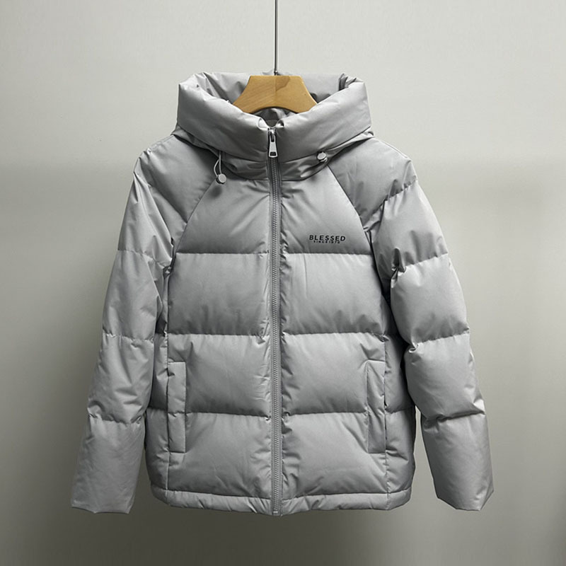 卯颜95白鸭绒防水羽绒服女冬季外套2025新款面包服男女同款羽绒袄|undefined