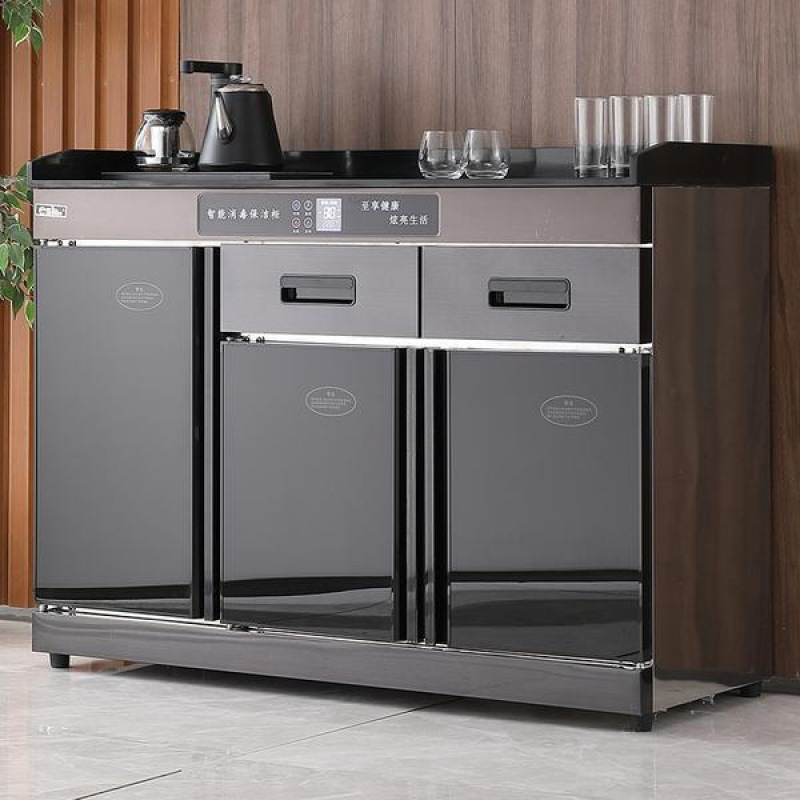 Máquina de café de caja, gabinete de té integrado, gabinete de desinfección, comedor comercial, doble puerta con cajón, restaurante, restaurante, gabinete de comedor