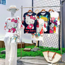 OS.国货潮牌2022夏季印花新款短袖上衣纯色新疆棉T恤网红库存货源