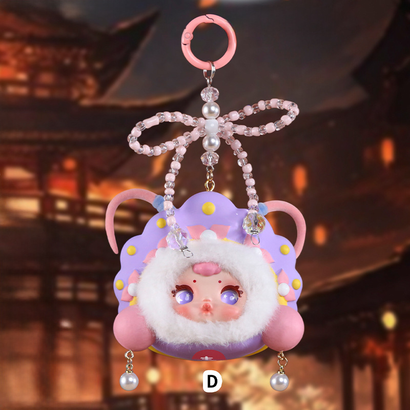 New Style National Trend Dreamy Life Keychain Creative Bag Pendant Travel Souvenir Figurine Home Room Decoration 4