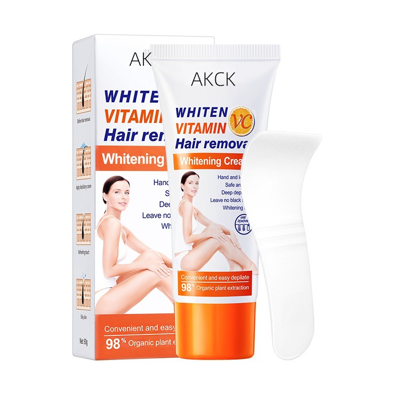 Akck crema depilatoria inglesa hidratante conveniente y suave crema depilatoria para axilas y piernas venta directa de fábrica de comercio exterior transfronterizo