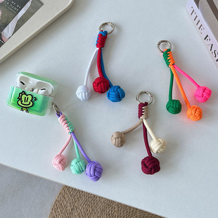 Dopamine Color Camera Keychain Anti-loss Wristband Rope Water Cup Bag Woven Short Lanyard Mobile Phone Lanyard