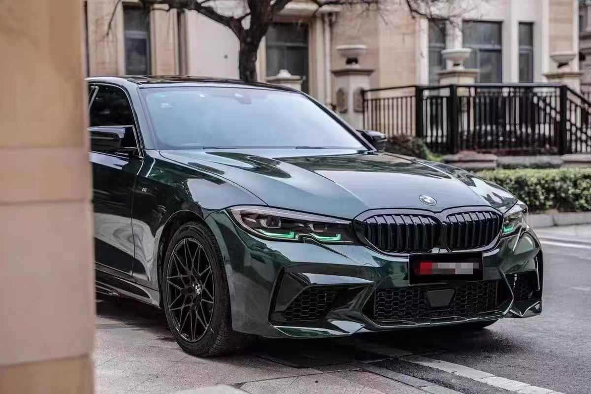 Suitable for Bmw 3 Series 20-22 Models M3C Front Bumper Assembly Modification Large Body Kit G20G28 Sports Front Lip Kit