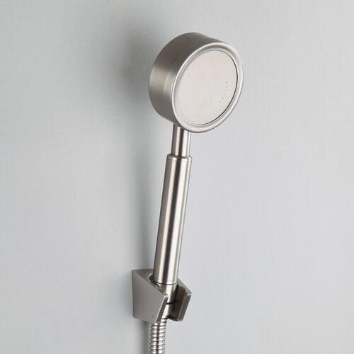 304 stainless steel shower booster nozzle complete set of household bath and shower handheld stainless steel shower nozzle set