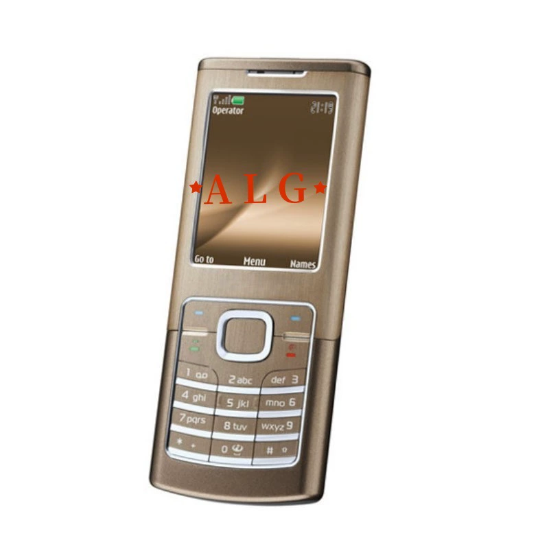 Кросс-бордер 6500C металлическая крышка мобильного телефона, 3G WCDMA кнопочный пожилой аппарат